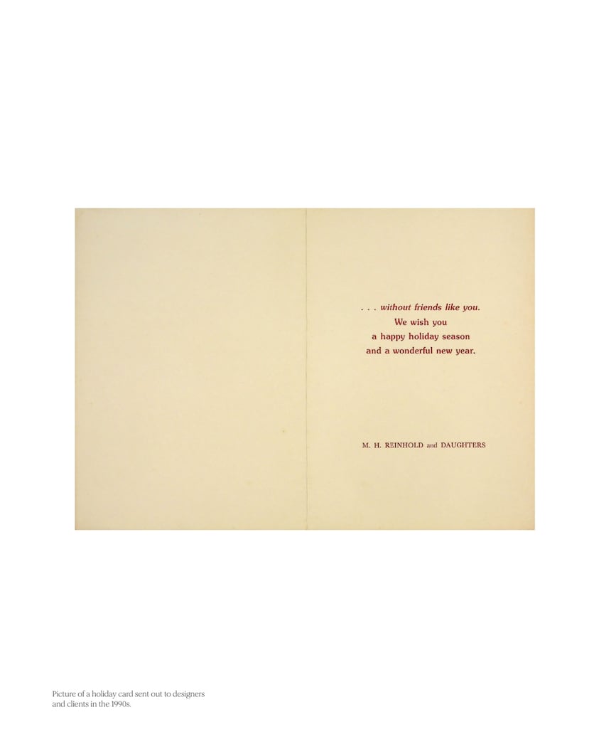 Cada edición del Reinhold Holiday Book se imprime en cantidades limitadas