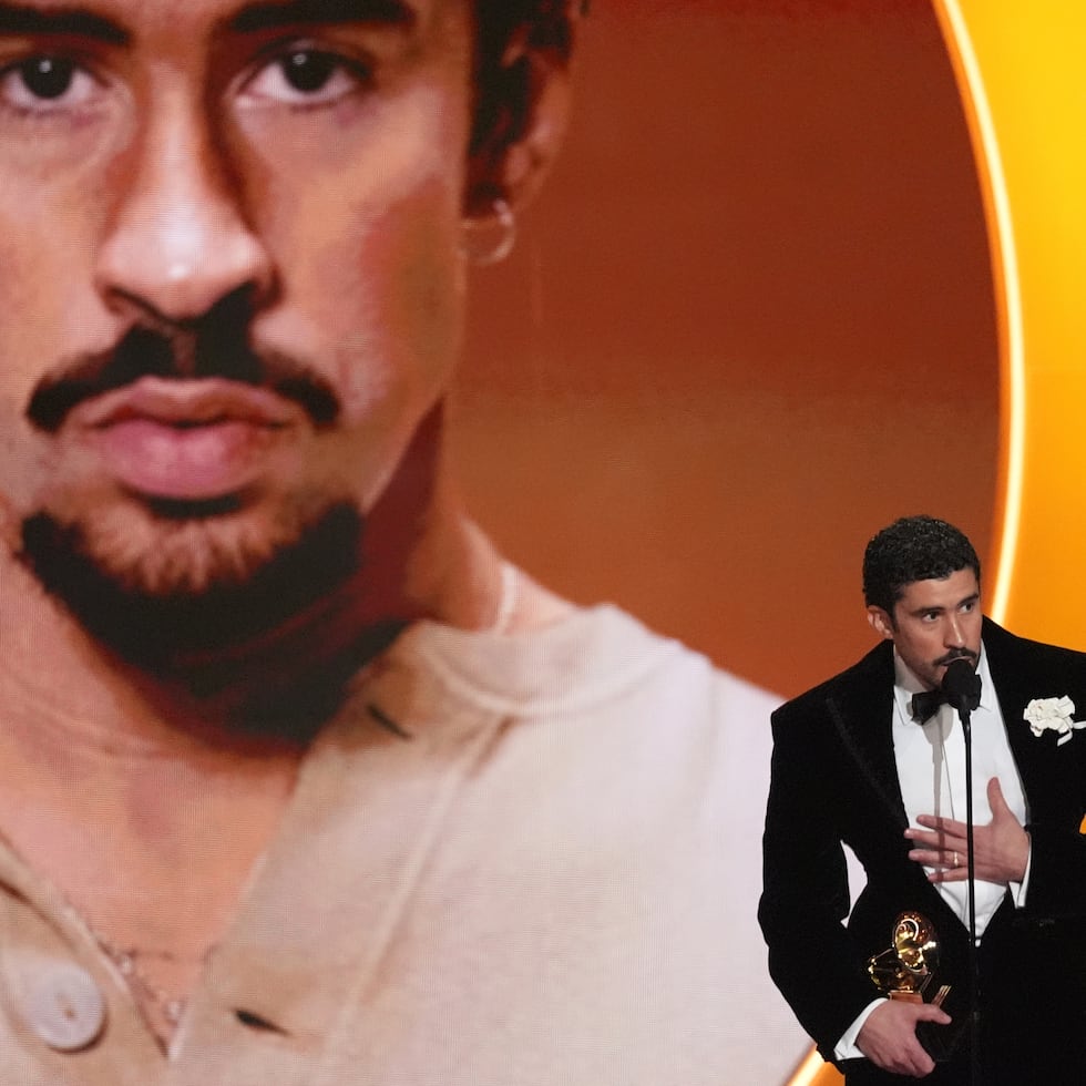 El artista de 31 años durante la 68.ª edición de los Grammy, en los que hizo historia.