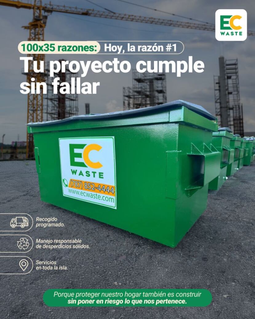 EC Waste es una empresa líder en Puerto Rico en el manejo de desperdicios sólidos.