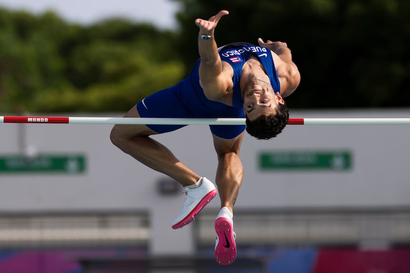 Yariel Soto tuvo un salto de altura de 1.93 metros.