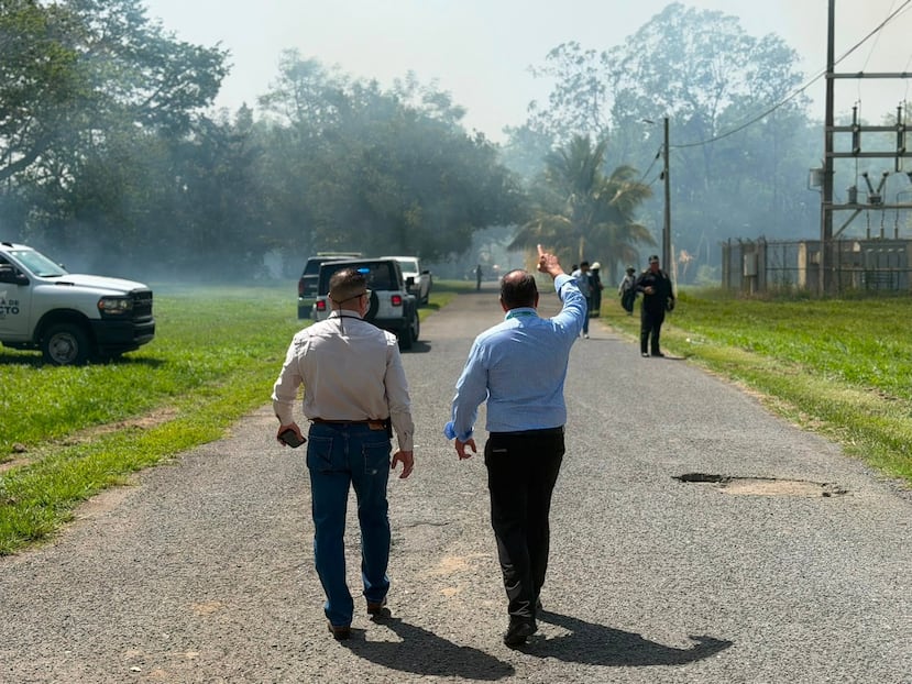 El siniestro inició a las 10:10 a.m.