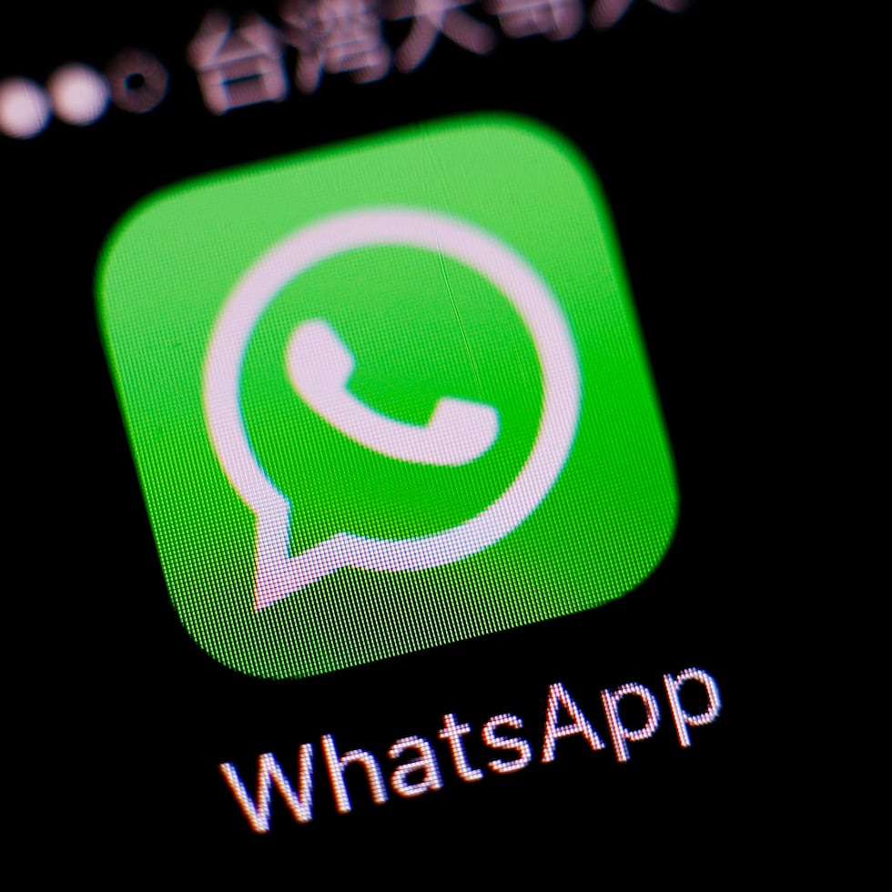 En la imagen de archivo, vista del logotipo de la aplicación WhatsApp.
