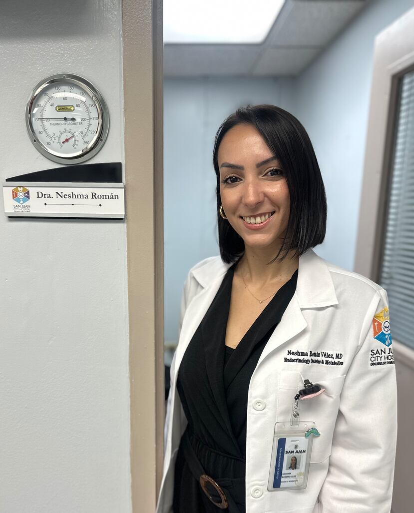 Dra. Nehsma Román, endocrinóloga en entrenamiento.