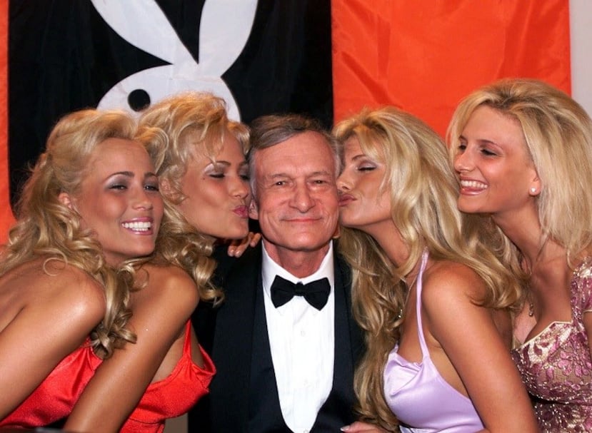 Hugh Hefner no solamente dejó un imperio llamado Playboy, sino también muchos amigos que lo amaban. (AP)