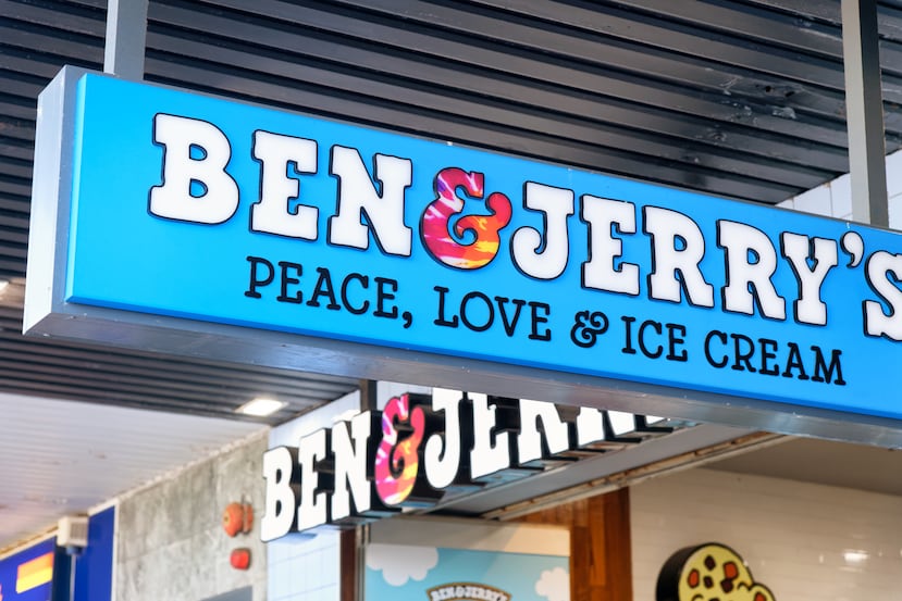 Una tienda de Ben & Jerry's en Autralia.