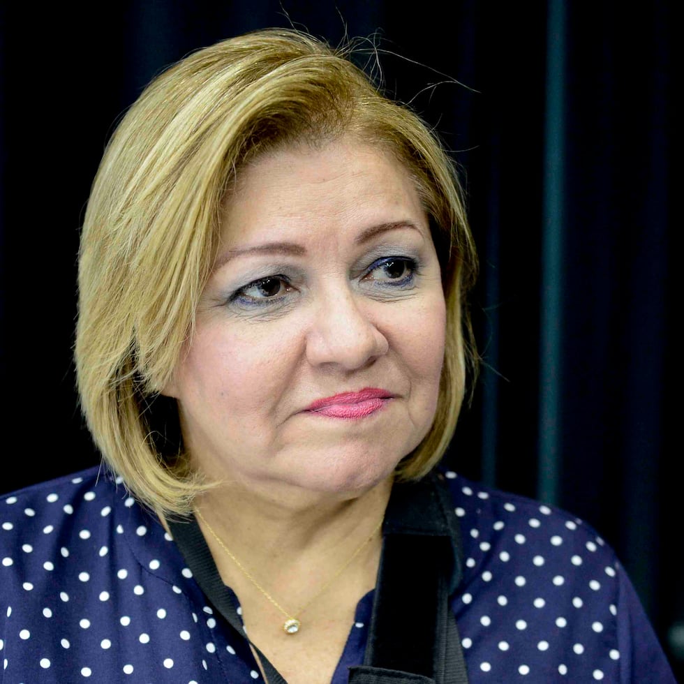 La comisionada electoral del PNP, Norma Burgos.