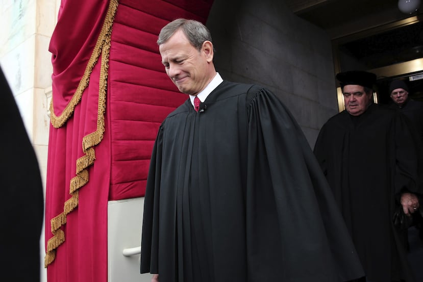 Fotografía de archivo del presidente del Tribunal Supremo de Estados Unidos, John Roberts, en Washington DC.
