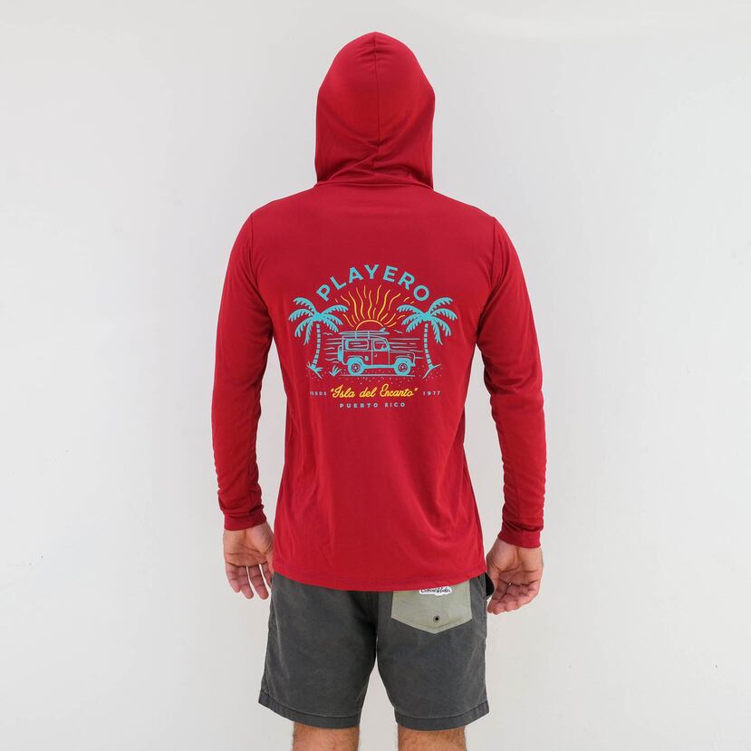 Para los amantes de la playa: Con la llegada de la época de playa, una pieza para disfrutar bajo el sol de manera segura es muy valorada. Playero cuenta con una variedad de alternativas, entre ellas el Surfari Beach Hoodie, una camiseta con capucha y textil que protege de los rayos del sol.