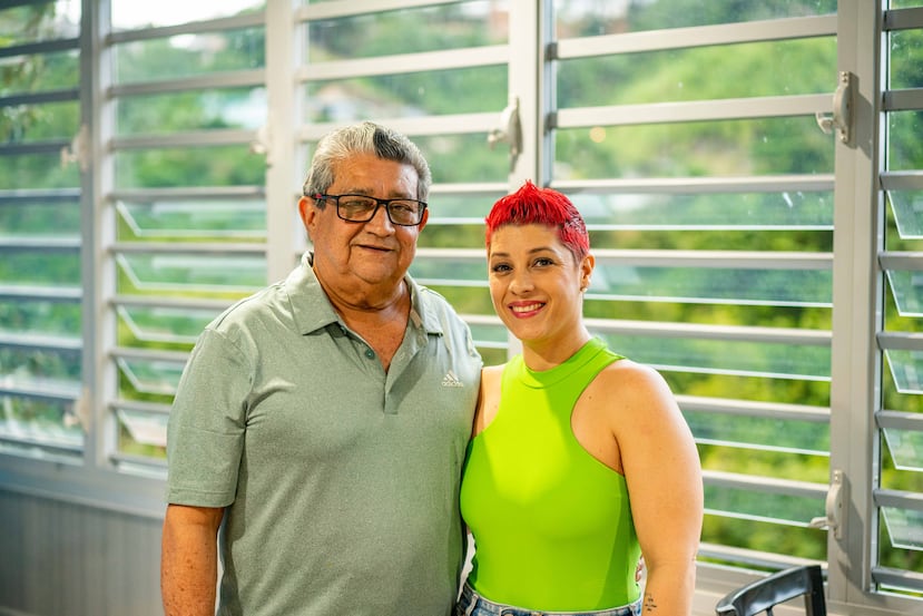David Rivera y su hija Ana Rivera, quien ahora corre el restaurante.