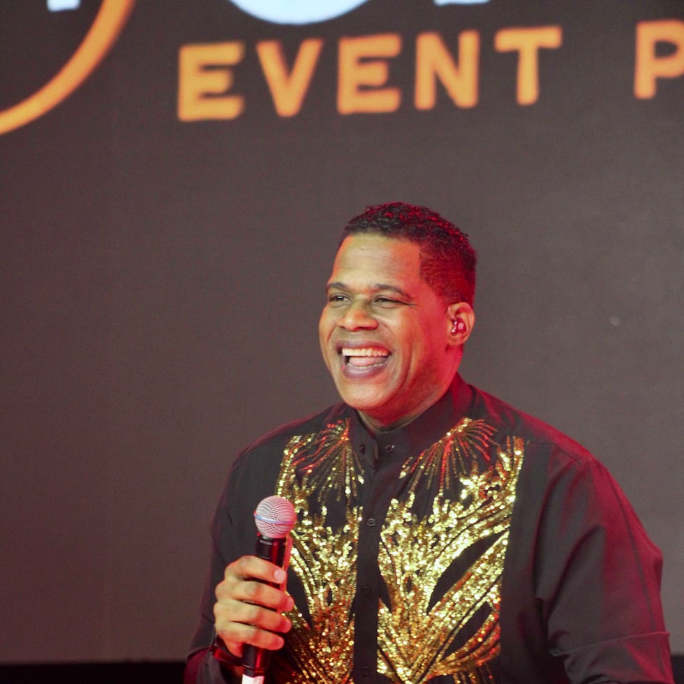 El cantante Jandy Ventura, hijo del dominicano Johnny Ventura.