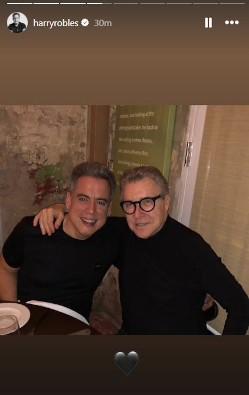 Harry Robles junto a Nono Maldonado
