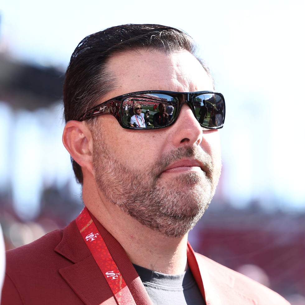 Jed York, dueño de los 49ers de San Francisco, previo a un juego de pretemporada entre los 49ers y los Broncos de Denver, el 9 de agosto de 2025, en Santa Clara, California. (AP Foto/Kelley L Cox)