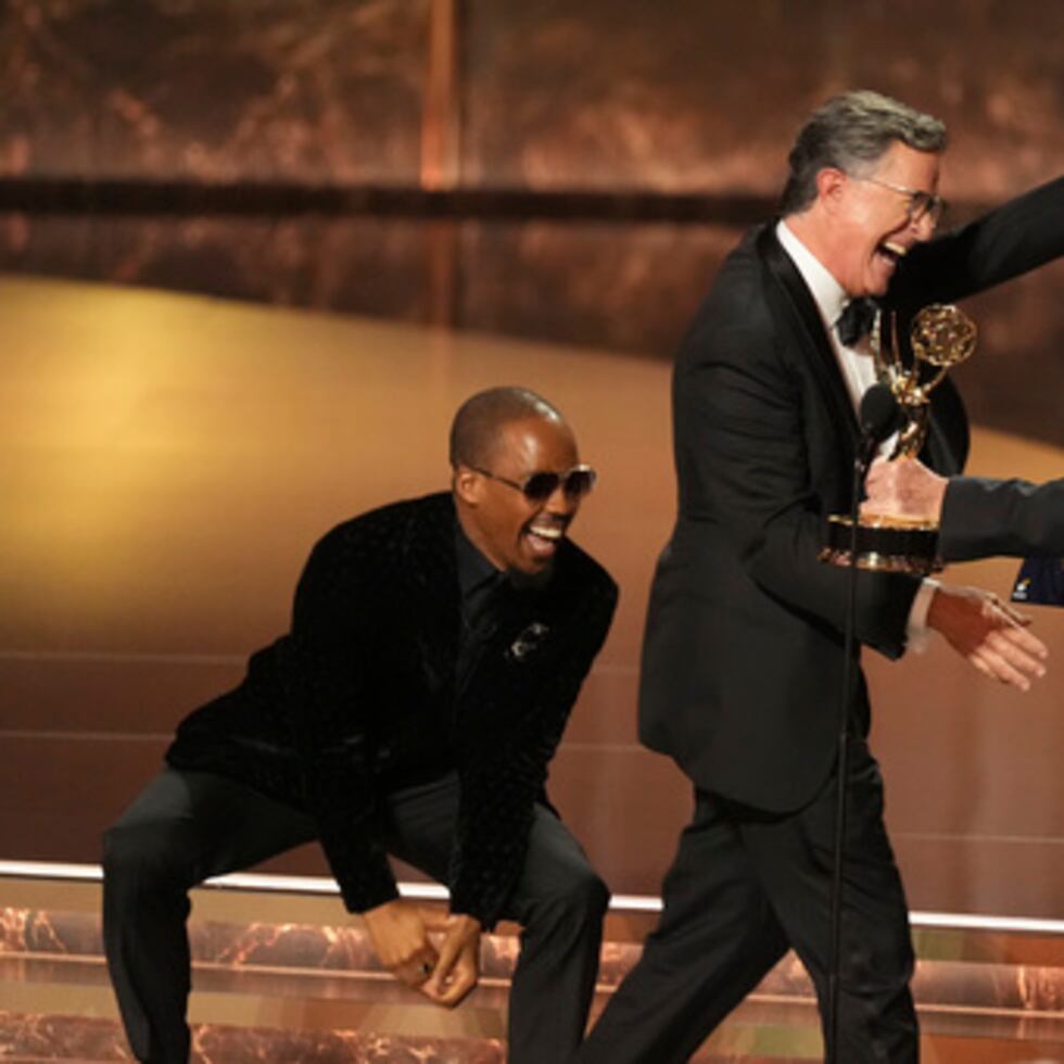 Stephen Colbert gana Emmy por "The Late Show".