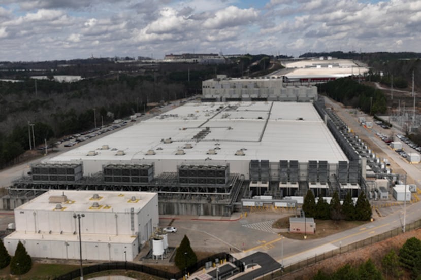 El Centro de Datos Douglas County Google en Lithia Springs, Georgia, el 6 de marzo del 2026. (AP foto/Mike Stewart)