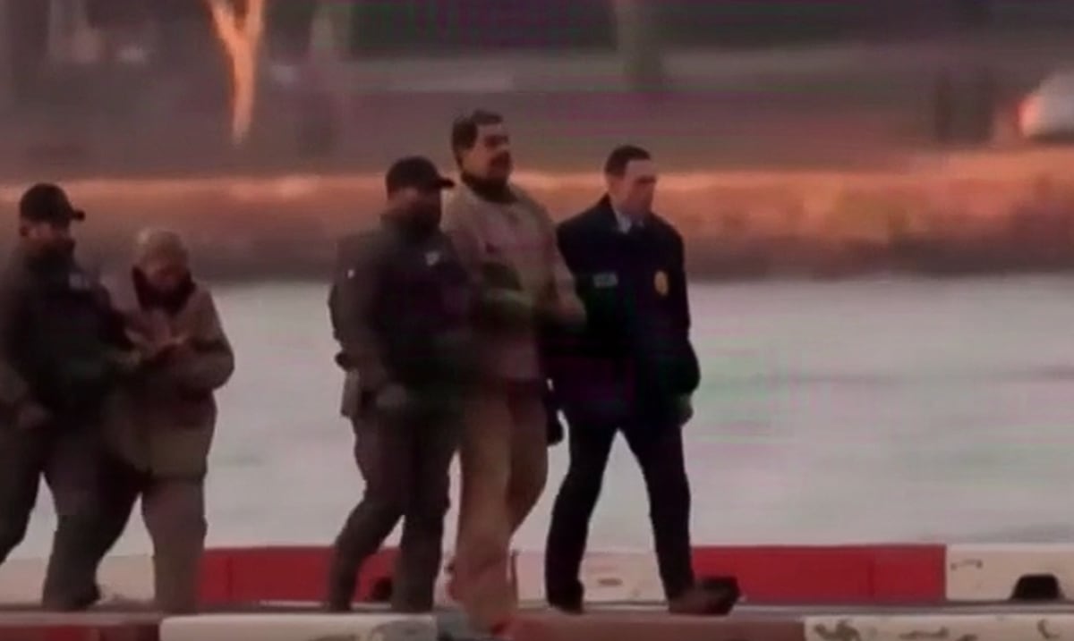 Trump difunde video de captura de Maduro en operación militar en Caracas