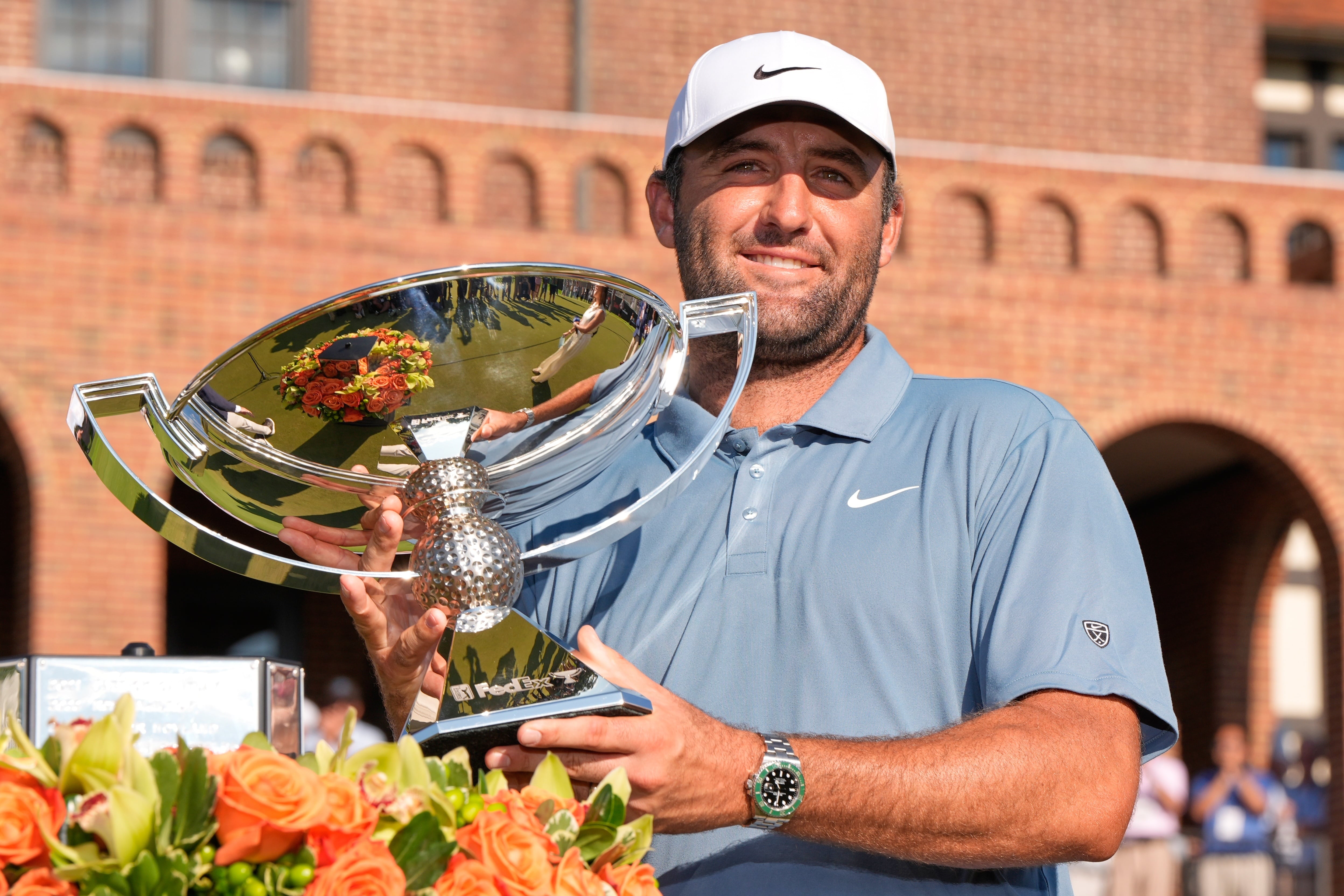Imagen de la cobertura de: Scottie Scheffler gana el Tour Championship y supera a Tiger Woods en premios