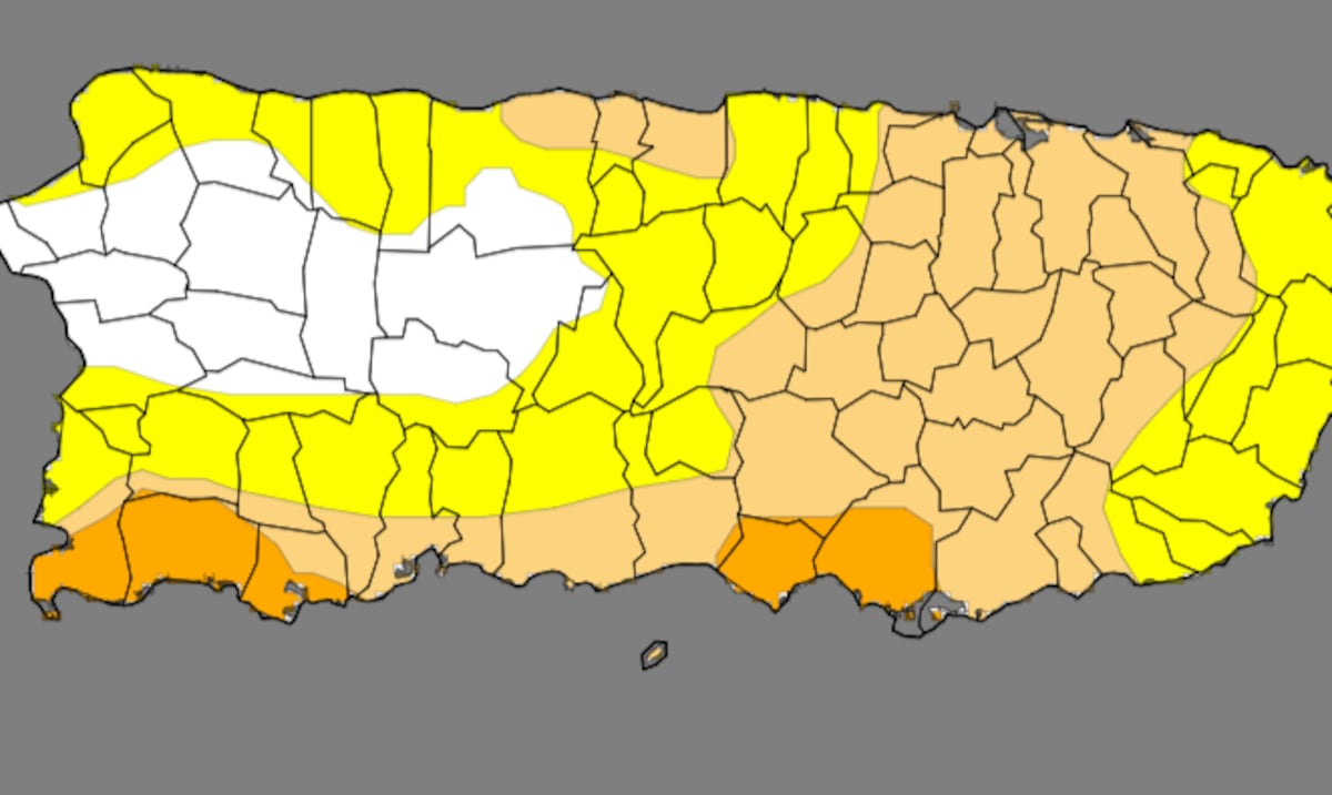 Sequía moderada casi se duplica en Puerto Rico tras semana de poca lluvia