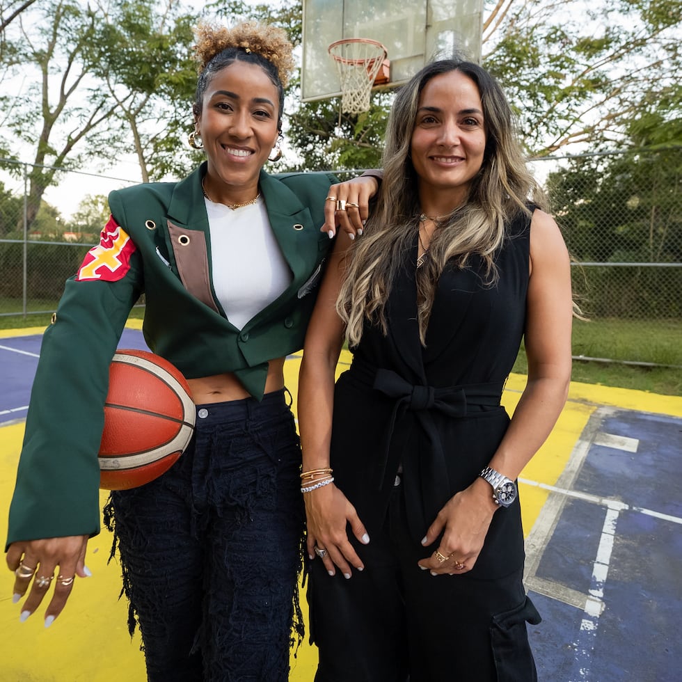 Carla Cortijo (izquierda) se mostró emocionada de trabajar junto a Claudia Zorrilla (derecha).