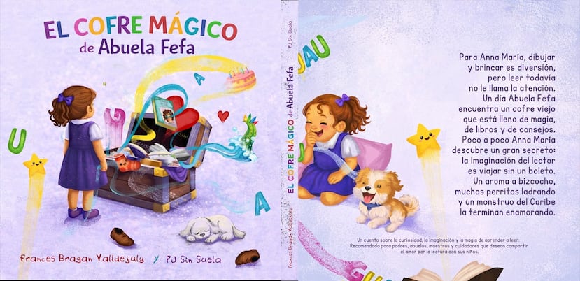 Portada del libro El Cofre Mágico de Abuela Fefa.