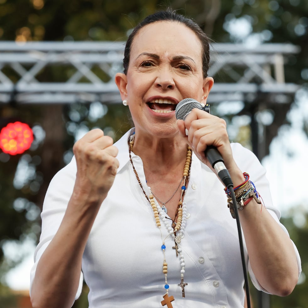 La líder opositora María Corina Machado.