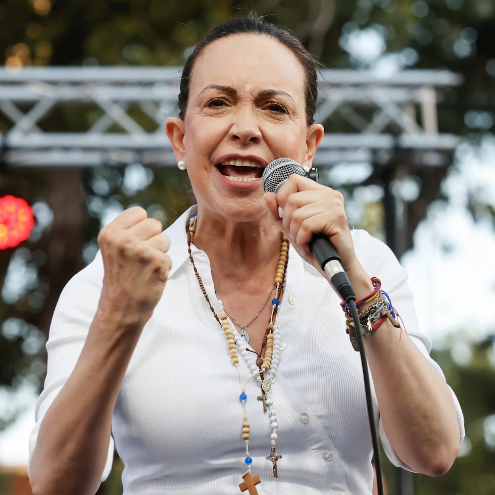 La líder opositora María Corina Machado.