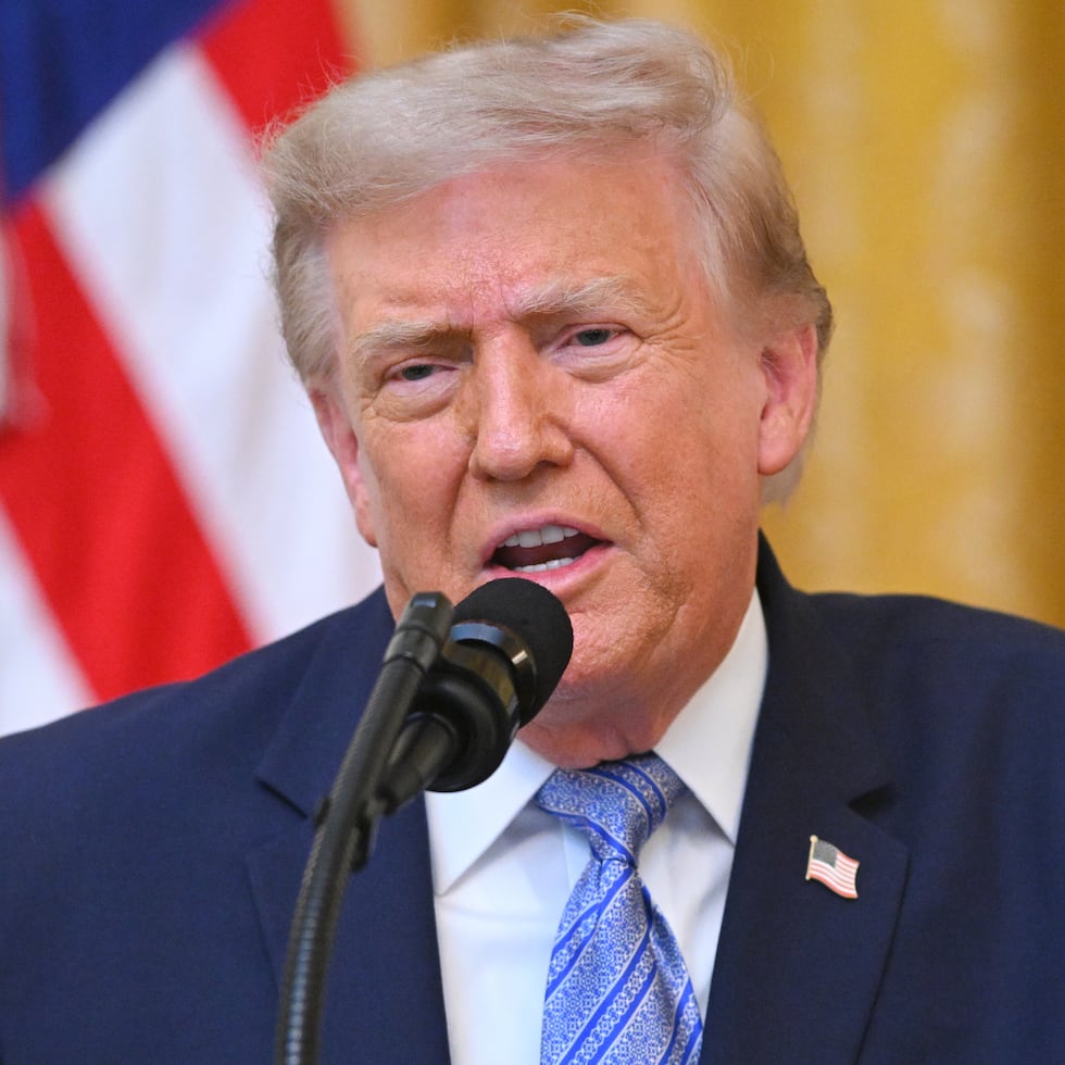 El presidente Donald Trump durante el mensaje a la nación que ofreció el 16 de julio de 2026.
