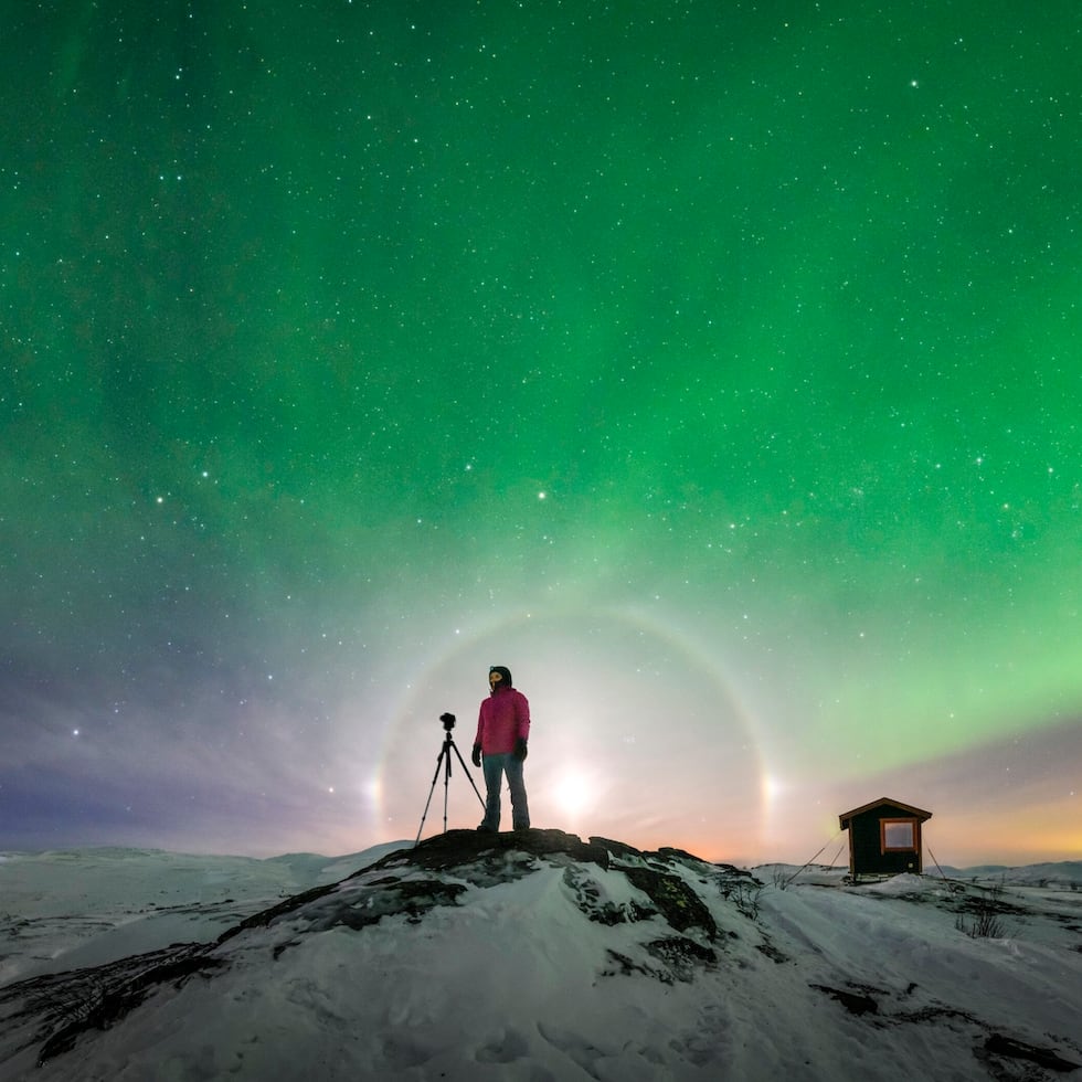 Auroras boreales en Suecia