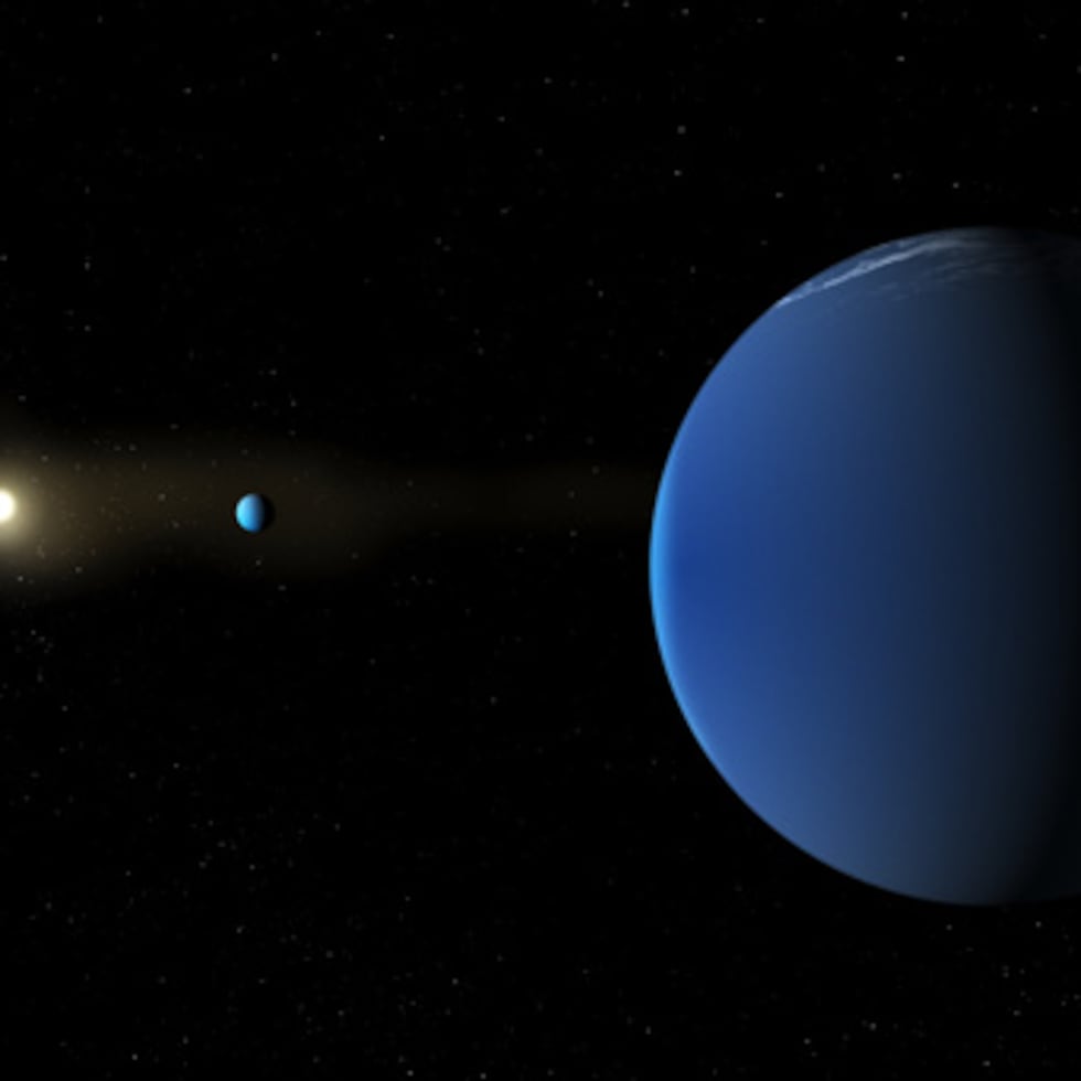 Esta ilustración, facilitada por la NASA, muestra la estrella TOI-791, similar al Sol.