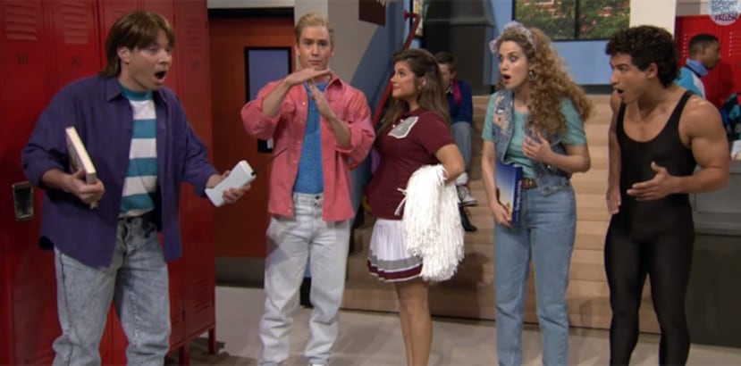 Fallon reunió a cinco de los actores originales de "Saved by the Bell".