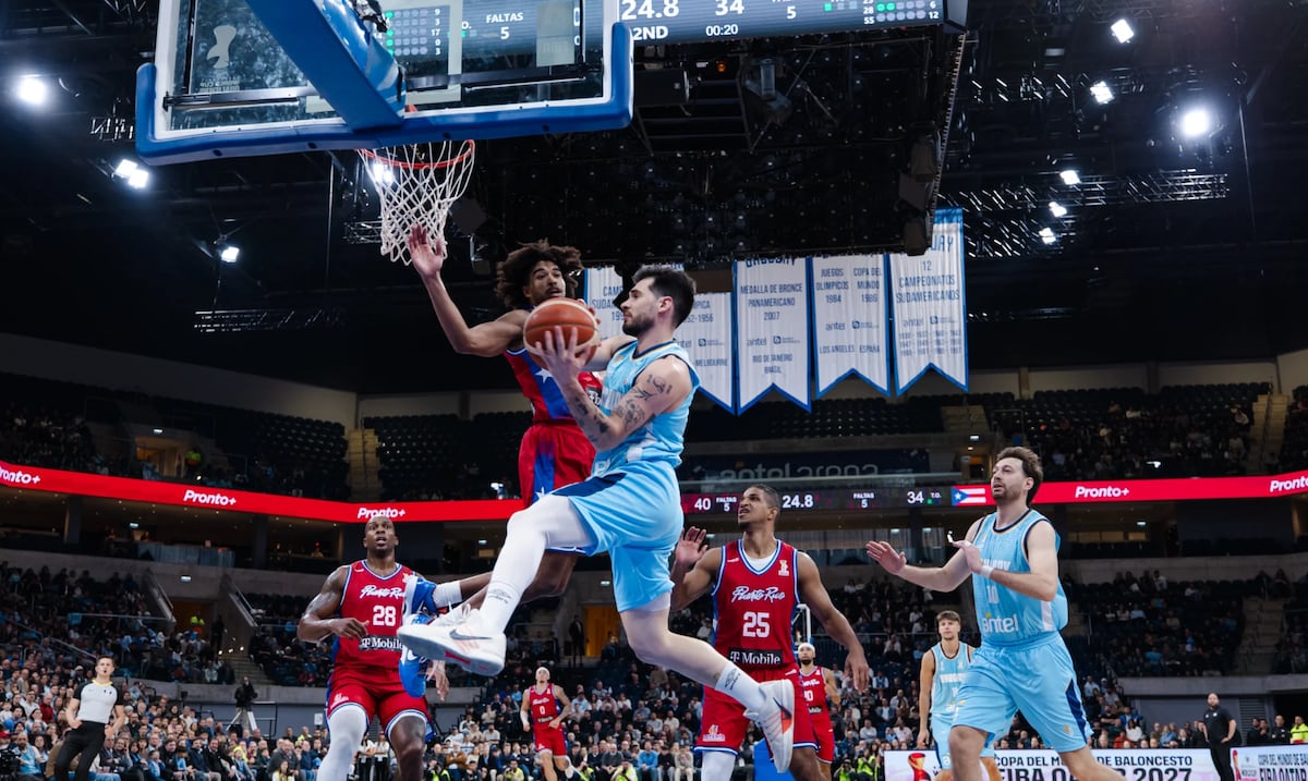 Puerto Rico cae 80-75 ante Uruguay y complica su clasificación al Mundial FIBA 2027