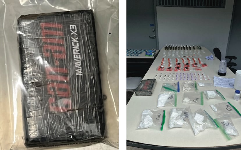 Sustancias controladas ocupadas en allanamiento en el condominio Prudencio Rivera Martínez de Río Piedras.