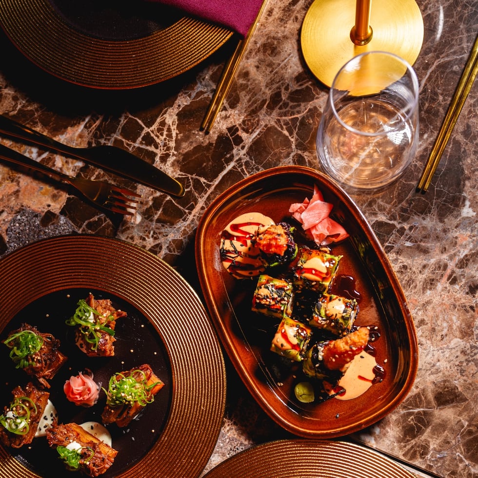 Platos del restaurante DRGN.