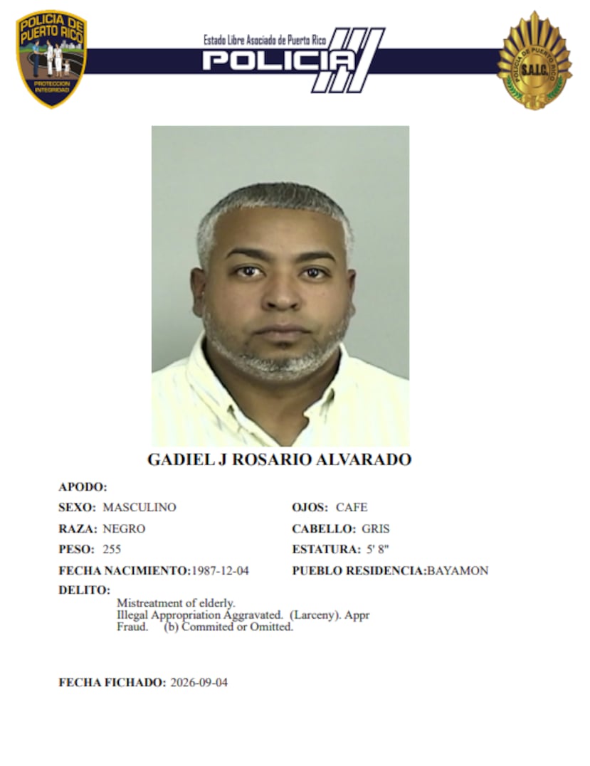Gadiel J. Rosario Alvarado enfrenta varios cargos por el presunto esquema de fraude.