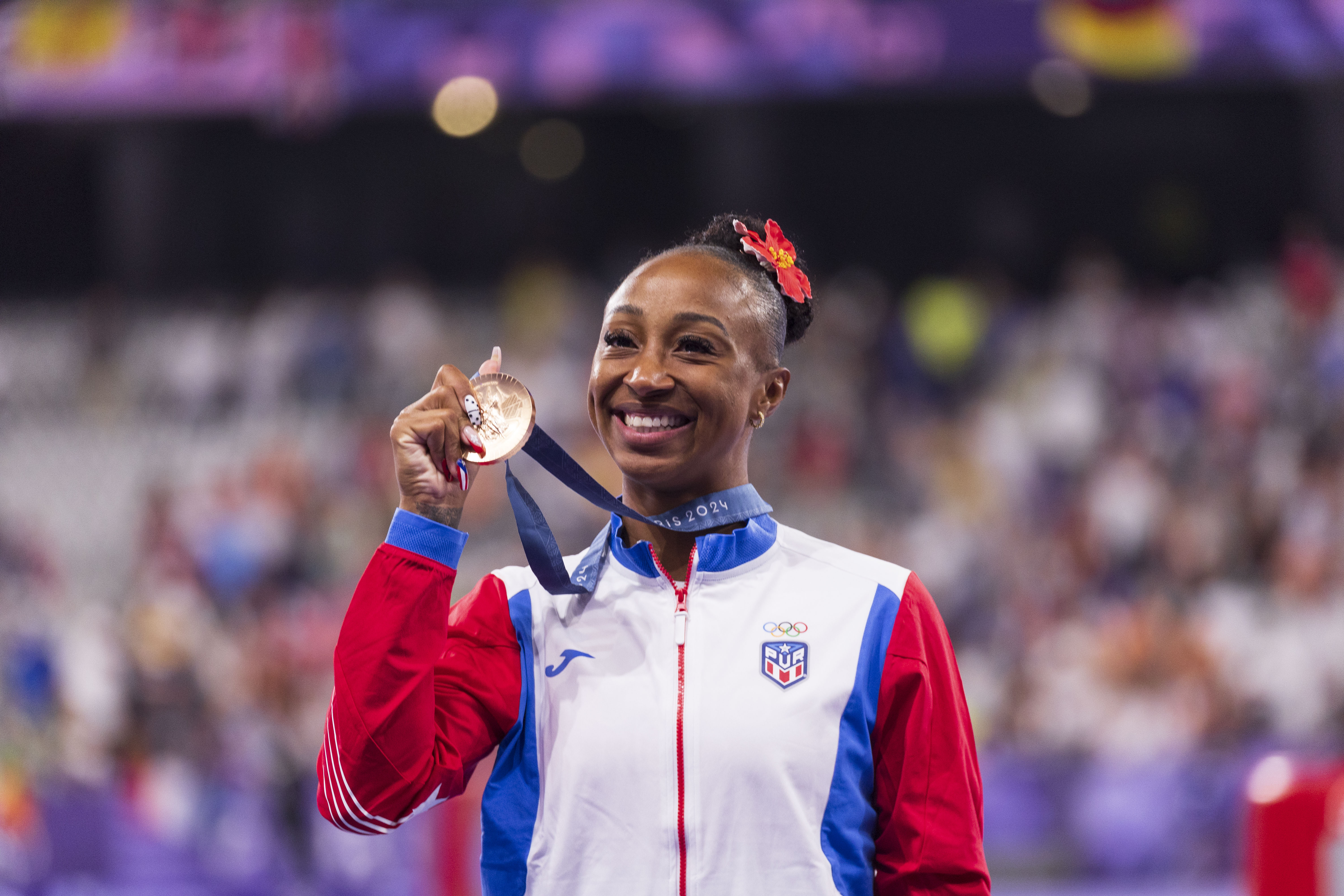 Jasmine Camacho-Quinn’s last full season was in 2024, the year of the 2024 Paris Olympics, where she won her second Olympic medal, this time a bronze.