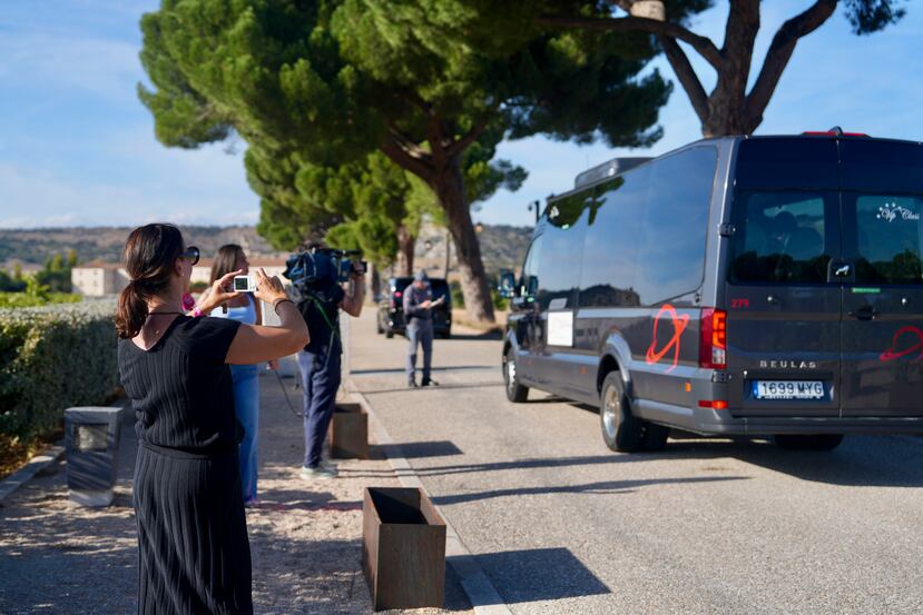 El hotel también dispone de helipuerto, que sirvió de acceso a algunos de los cerca de 250 invitados.