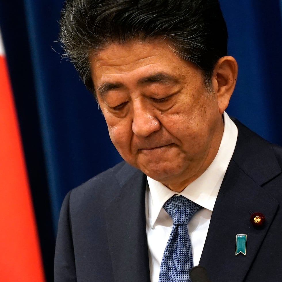 Ex primer ministro de Japón, Shinzo Abe.