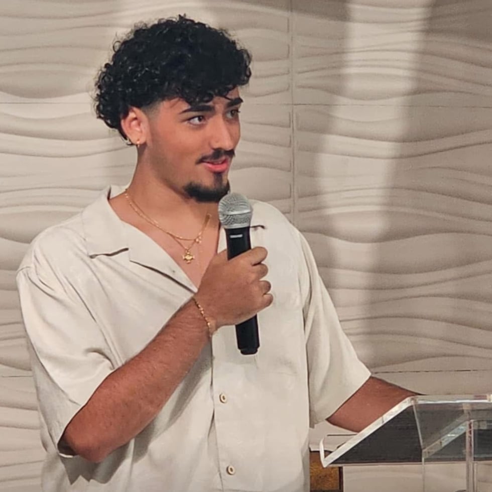 El joven Eddie Caraballo, quien falleció en el accidente de tránsito reportado en diciembre del 2024.