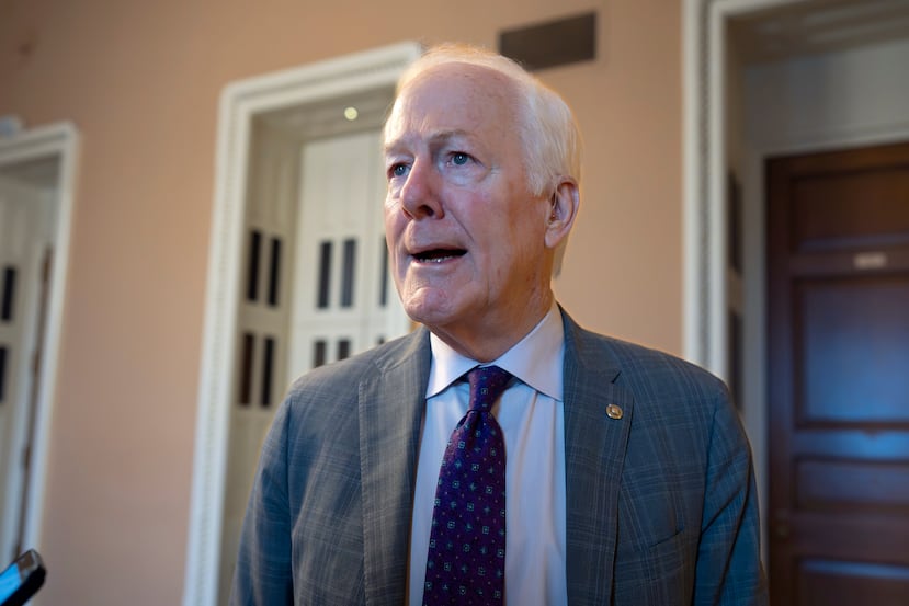El senador John Cornyn, republicano de Texas, llega al Capitolio en Washington el martes 23 de junio de 2026, mientras los republicanos se preparan para una reunión con el presidente Donald Trump.