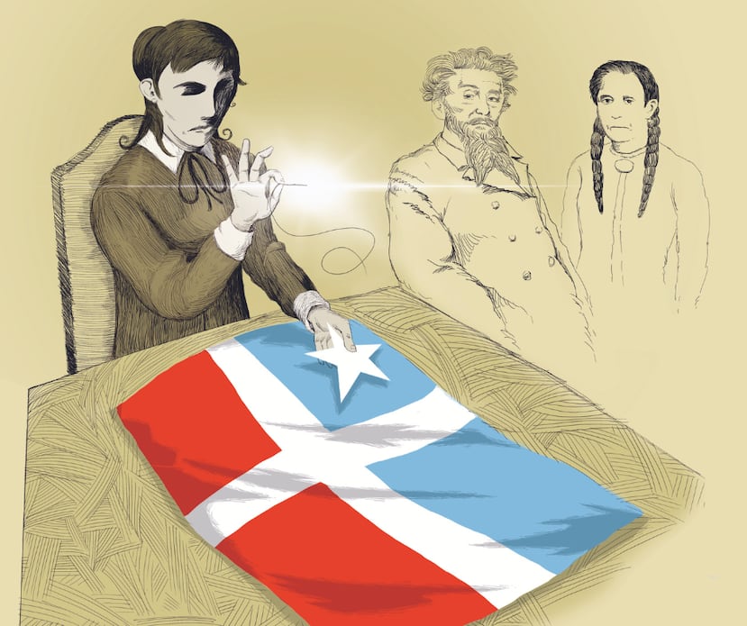 La bandera del Grito de Lares fue cocida por