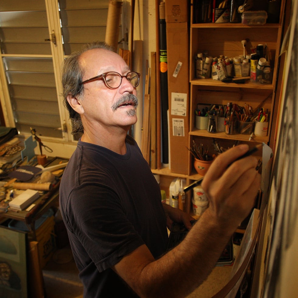 Elizam Escobar, fallecido en 2021, continuó con su obra artística durante sus años como prisionero político.