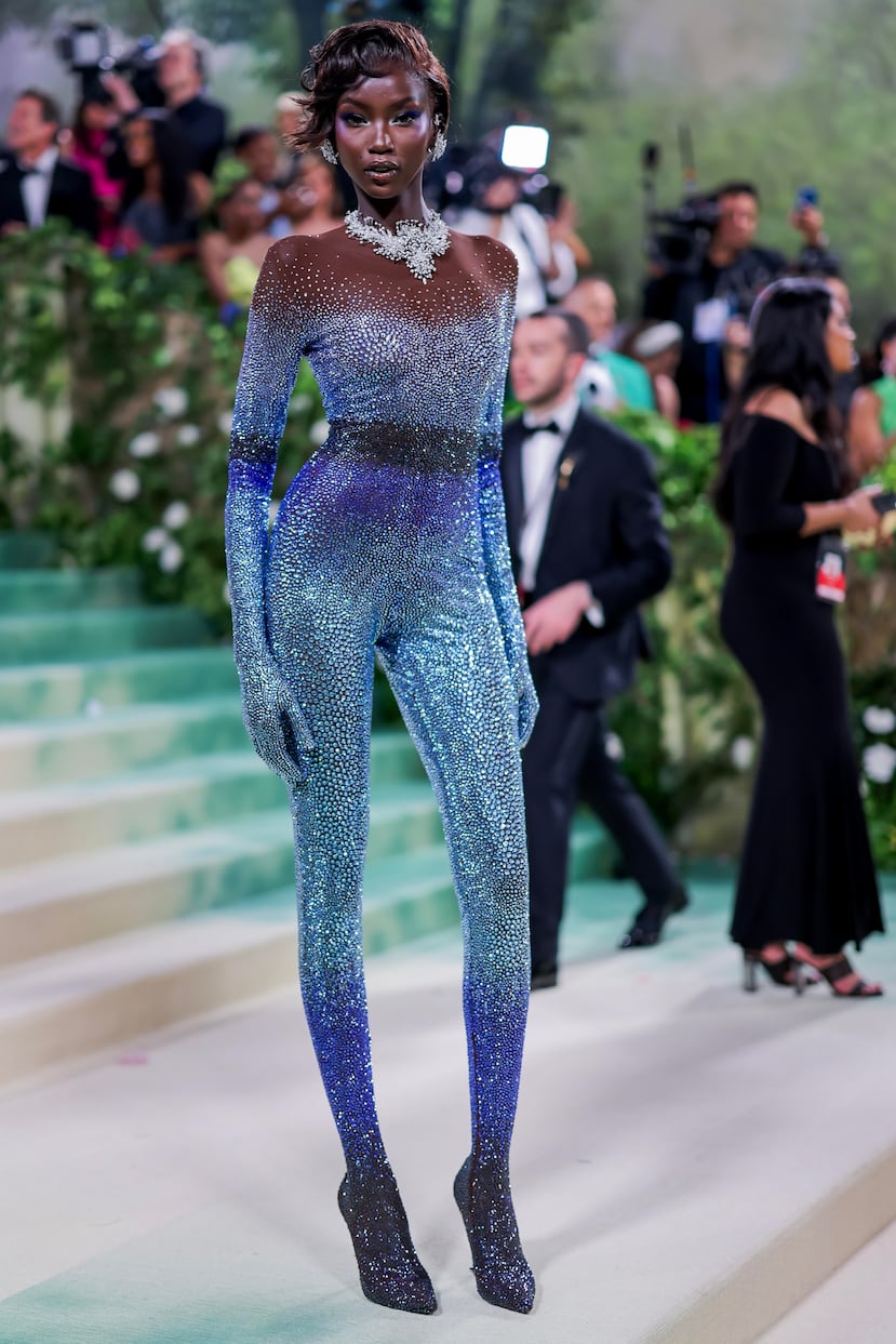 Anok Yai en la gala Met de Nueva York el 6 de mayo de 2024