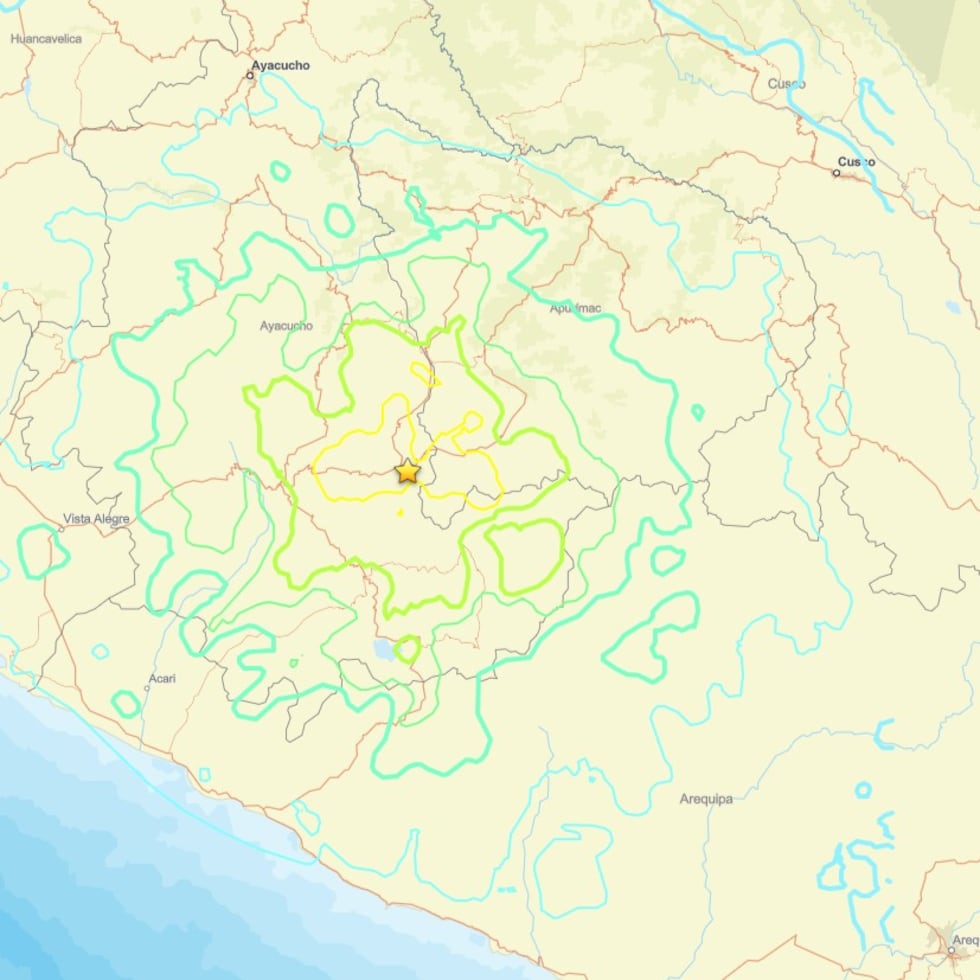 El movimiento telúrico ocurrió tres horas y media después del terremoto de magnitud 6.7 registrado en Ayacucho