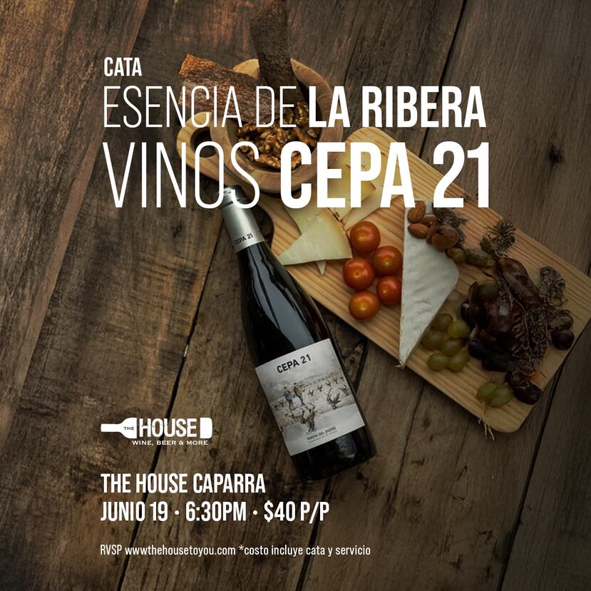 Una experiencia diferente: Si buscas algo distinto, haz que el Día de los Padres no requiera empacar ningún regalo. En su lugar, ofrécele una invitación a una cata. La tienda de vinos The House ofrecerá el próximo 19 de junio a las 6:30 p.m. la experiencia “Esencia de la Ribera: Cata de Vinos Cepa 21”, una cata guiada en la que se explorarán los vinos de Cepa 21, una bodega ubicada en la región de la Ribera del Duero “que fusiona tradición y vanguardia para expresar la auténtica esencia de la región”. El grupo será guiado por Edwin Rubio, sumiller de V. Suárez.