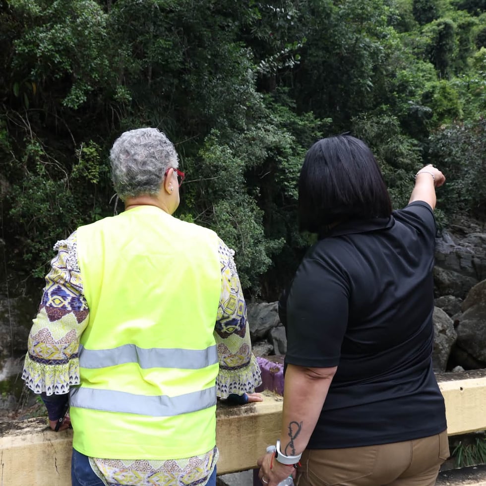 La cascada La Soplaera fue cerrado al público luego de un desprendimiento de rocas que cubrió el área de la charca.