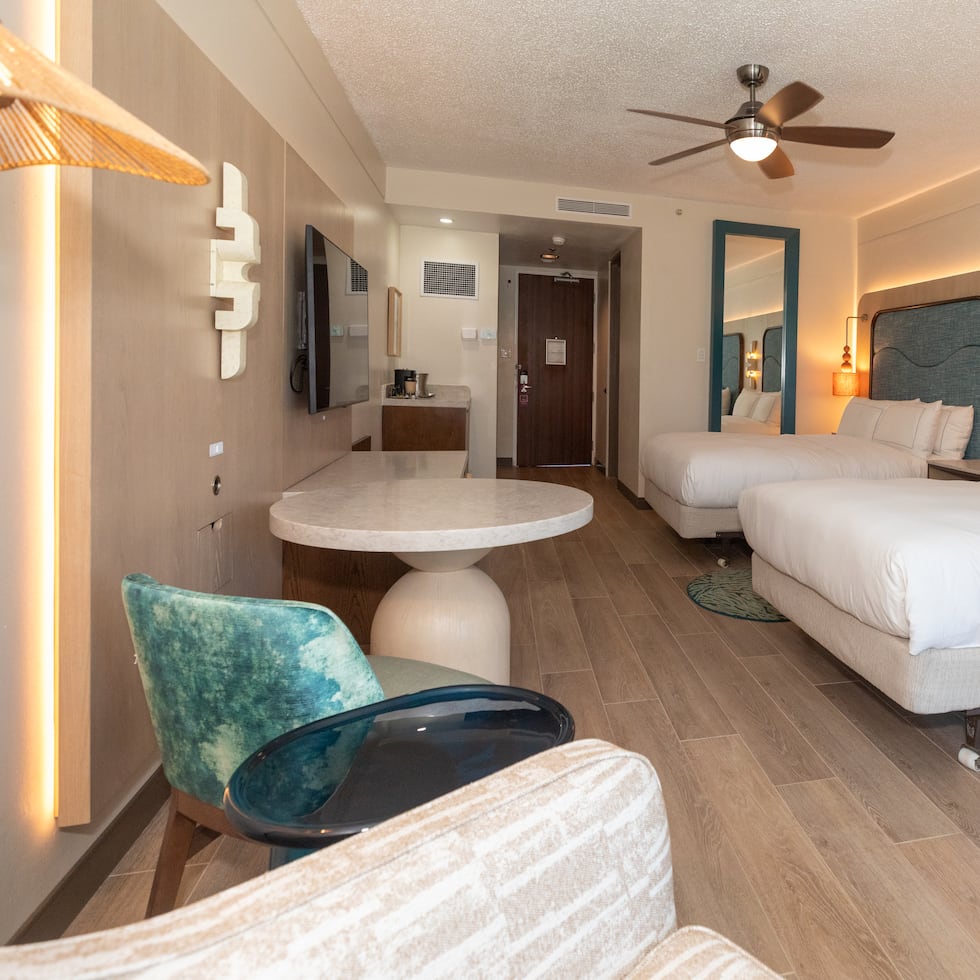 Durante un recorrido por las habitaciones modelo del hotel, este diario apreció que el nuevo diseño está pensado, principalmente, para familias, que representan uno de los mercados principales de la hospedería.