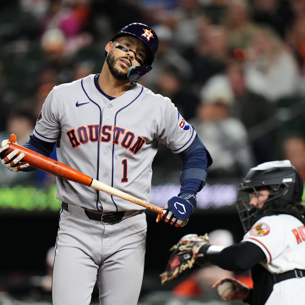 Carlos Correa quedó fuera de la alineación previo al partido de este martes ante los Dodgers.