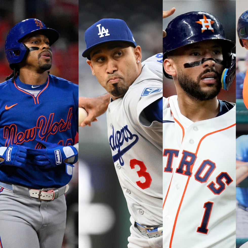 Francisco Lindor, Edwin "Sugar" Díaz, Carlos Correa y Javier Báez forman parte del listado de jugadores lesionados en las Grandes Ligas.
