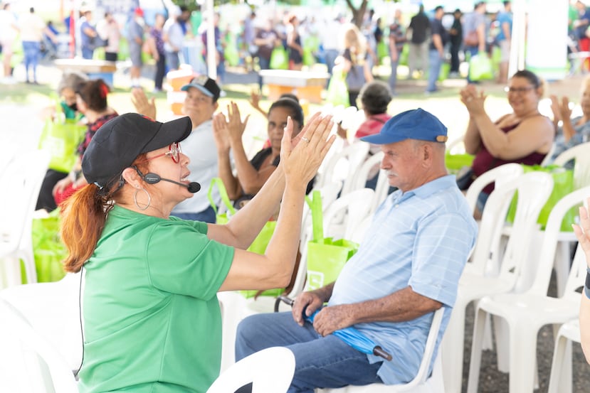 Recurso de Tamboricua brindando un taller en uno de los eventos de MCS Club Te Paga.