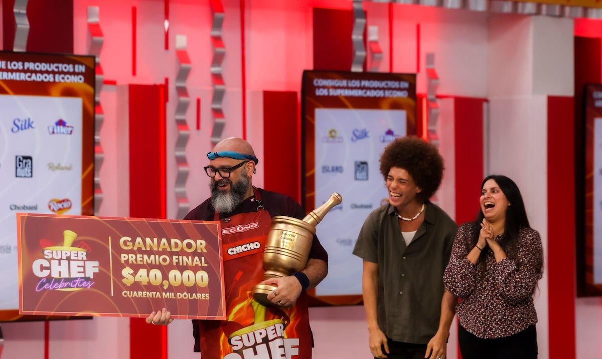 Erick “Chicho” Rodríguez triunfa en la gran final de “Super Chef Celebrities 5”