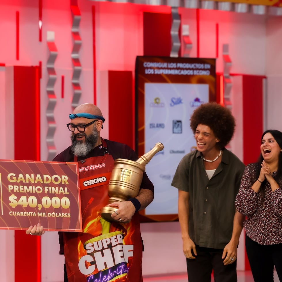 Erick “Chicho” Rodríguez, ganador de la quinta temporada de Super Chef Celebrities.